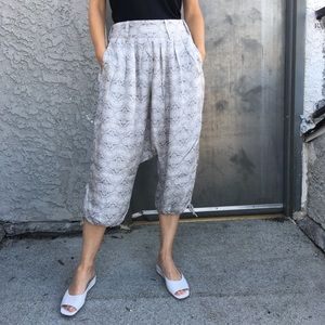 Thomas Wylde harem silk pants size S